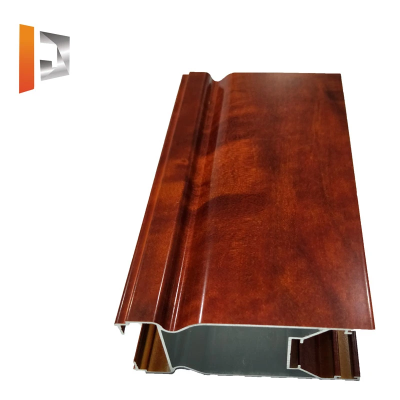 Wood-Grain Powder Coated Aluminum Extrusion/Extruded Profile for Aluminum Sliding Window and Door