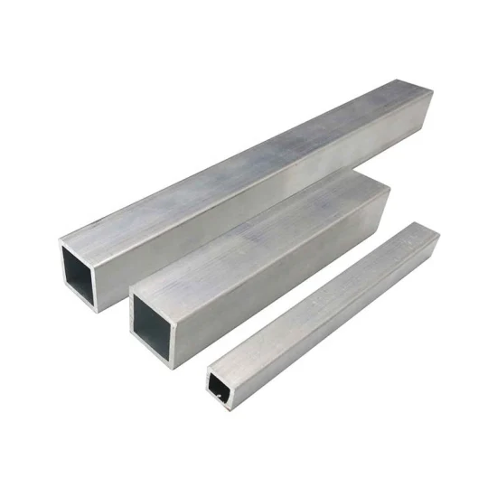 6061 Ovales Aluminiumrohr 1-Zoll-Aluminium-Vierkantrohr in meiner Nähe Strukturelles 2X4-Aluminiumrohr aus eloxierter Legierung